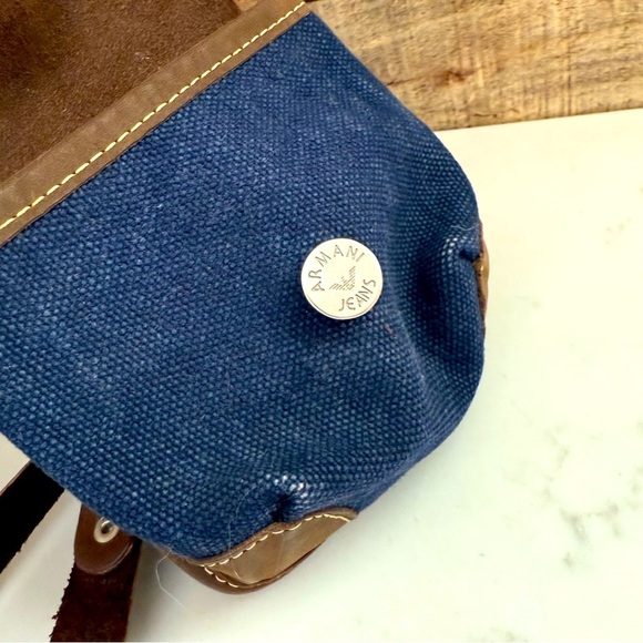 NWOT Unisex Armani Jeans 90’s Vintage Y2K Mini Denim Bag - Picture 4 of 7
